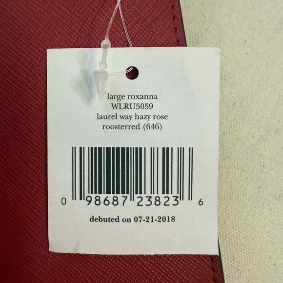 Kate Spade Laurel Way Hazy Rose Wallet - Picture 11 of 13